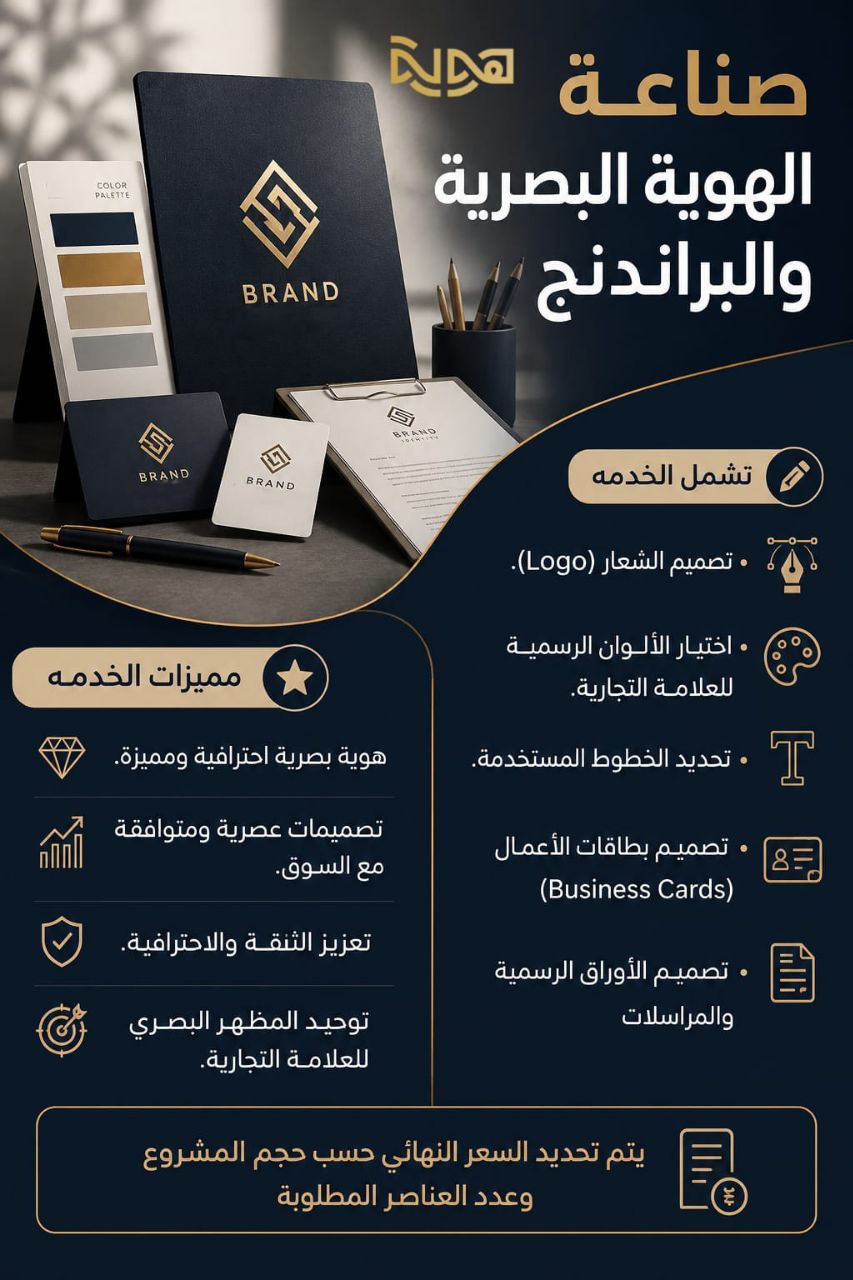 صناعة الهوية البصرية والبراندنج